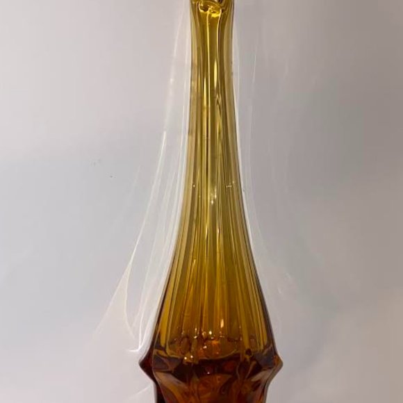 Fenton - Rose Amber Vase - 15" - Picture 6 of 6